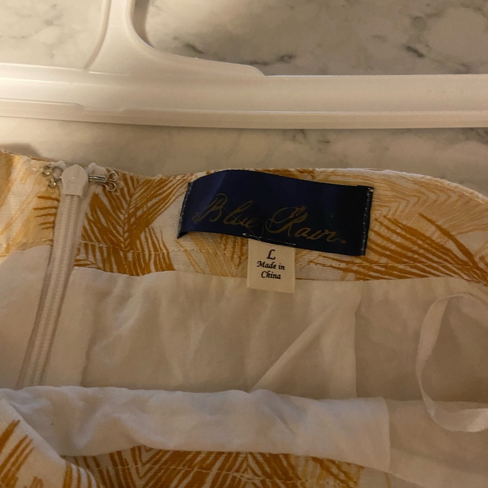 Francesca's Blue Rain Boho Wide Leg
Palm tree Floral Pants Large - Picture 5 of 5